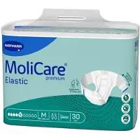 Hartmann Molicare Premium Slip Elastic 5 gouttes Medium - 3 paquets de 30 protections