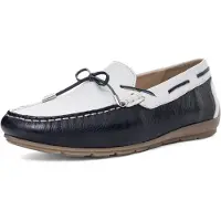 Ara Mocassin Alabama blauw-wit