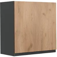 Vicco Hangkast R-Line, Goudkleurig Eiken/Antraciet, 60 cm met 1 deur
