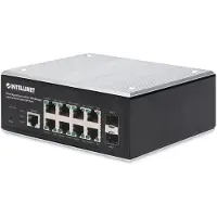 Intellinet 508278 8-Port Gb PoE+ Web-Managed Industrie-Switch 2xSFP