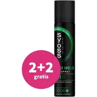 Syoss 2+2 gratis: Max Hold Haarspray 75 ml