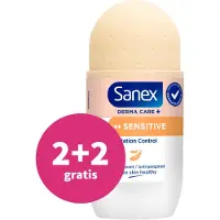 Sanex 2+2 Gratis: Deodorant Roller Dermo Sensitive 53 Ml