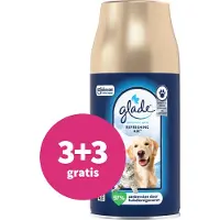 Glade 3+3 Gratis: Automatic Spray Navulling Refreshing Air Tegen Huisdierengeurtjes 269 Ml