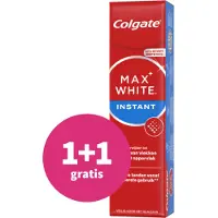 Colgate 1+1 Gratis: Tandpasta Max White Optic 75 Ml