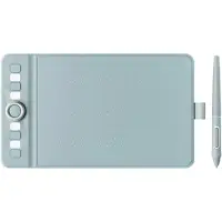 DNA Tekentablet - Compact Tekenpad met 8 Sneltoetsen- Digitaal Tekenbord - Groen - 20cm x 20cm x 1cm