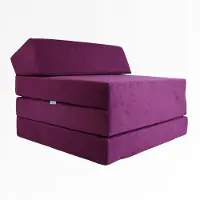 Galeriatrend Opvouwbaar Kampeer-/Reismatras Paars 200x70x10cm
