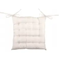 Stof Decoratieve Stoelkussen 40x40 cm Beige - Zacht en Stijlvol