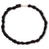 Cavill - Zilveren Halsketting met Mozambique Granaten - 925 Sterling Zilver Verguld - 340,80 Ct Rode Granaat Edelstenen - Elegante Luxe Ketting Dames