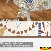 ANRO Tafelkleed Ethno Meerkleurig 200x140cm Met sierband Afwasbaar Waterafstotend Binnen & Buiten
