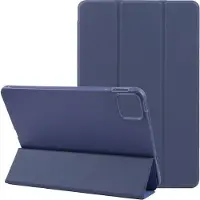 Mobigear Tablethoes geschikt voor Apple iPad Air 11 Inch (2026) Hoes TPU,Kunstleer | Tri-Fold Gel Bookcase - Donkerblauw