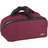 Victoria Sport Toilettas Dames - Make Up Organizer met Binnenvak en Ritssluiting - Makeup Tas Voor Reizen En Dagelijks Gebruik - Make Up Tasje Compact Model - Bordeaux