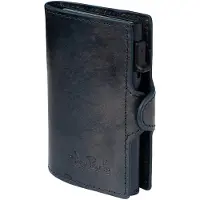Tony Perotti Van Gogh Dames & Heren Pasjeshouder - Leer - rfid - Blauw