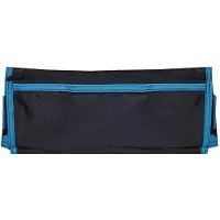 vidaXL Opbergzak met opslag Zwart en Blauw 161 x 58,5 cm oxford