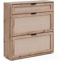 Vicco Schoenklaprek Elven, Eiken, 80 x 85 cm met 2 kantelbare vakken en 1 lade