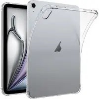 Mobigear Cushion iPad Air 13 Inch (2024) Hoes Flexibel TPU Backcover - Transparant