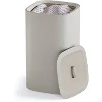 SP Wasmand - 60L Wasmanden - Wasmand Met Deksel - Wasbox - Beige - 40cm x 40cm x 71cm