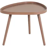 Woood Mae Bijzettafel Organisch - Hout - Oudroze - 40x61x50
