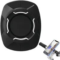 Snq Fietshouder - Universele adapter - Geschikt voor smartphones, motorfietsen, fietsen en auto's - Snel te monteren - Zwart