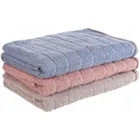 Moraj 3x Luxe Katoenen Badhanddoeken Set 70x140 cm - Zacht & Absorberend