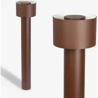 Ks Verlichting - tuinlamp - Leeds - corten - tuinverlichting - 65cm - aluminium - LED - 2700K - IP65 - buitenverlichting