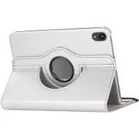 Mobigear Tablethoes geschikt voor Apple iPad Mini 6 (2021) Hoes | DuoStand Draaibare Bookcase - Zilver