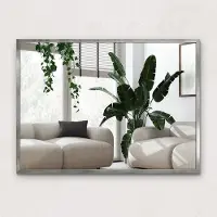 Wallfluent Decoratieve Badkamerspiegel - Wandspiegel - Moderne Spiegel - 70x50 cm