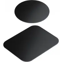 Interlook 2x Metalplaatjes voor Magnetische Telefoonhouder - Zwart Mat