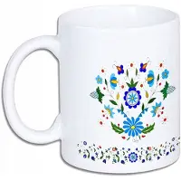 Astrid Kashubian keramische volksmok 330 ml - Uniek Ontwerp