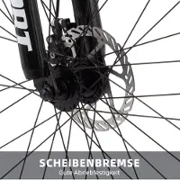 HAUSS SPOLE Mountainbike – 28 Inch – 21 Versnellingen Met Kettingschakeling – IJzer – Wit – Met Schijfrem En Voorvorkvering