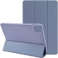 Mobigear Tablethoes geschikt voor Apple iPad Pro 11 Inch (2025) Hoes TPU,Kunstleer | Tri-Fold Gel Bookcase - Paars