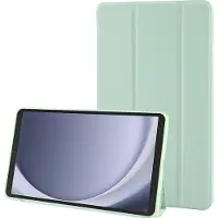 Mobigear Tablethoes geschikt voor Samsung Galaxy Tab A9 (2023) Hoes TPU,Kunstleer | Tri-Fold Gel Bookcase - Groen