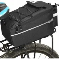 Pronett Thermos Fietstas Achterop Fiets Bagagedrager Tas 9L Zwart