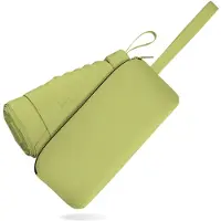 Le Monde du Parapluie Compacte opvouwbare paraplu met 6 vouwen,Grijs