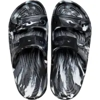 Crocs Baya Marbled Sandalen Zwart/Multi Maat 45/46 US M11