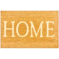 Maan Kokos deurmat HOME 60x40cm - Natuurlijk en Decoratief
