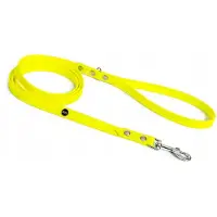 Bura Hexa Stadshondenlijn Neon Geel 10mm Breed 1.8m Lang
