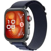 Strap-it Alpine bandje Nylon geschikt voor Huawei Watch Fit 5 Pro / 5 / 4 Pro / 4 / 3 - Donkerblauw