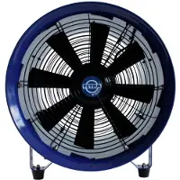 Tetra TEF 423 - Bouwventilator Elektrisch - Industriële Ventilator 400 mm - 1100W - 230V - 96 m³/min Luchtverplaatsing