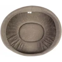 Fera Hondenmand Ovaal Grijs 75x62 cm - Comfortabel en Duurzaam