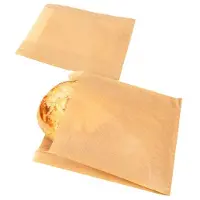 Packlinq Papieren vetvrije zakken Kraft 15,2x2,9x16,5cm (100 Stuks)