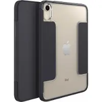 Otterbox Symmetry 360 Elite Hoes Geschikt voor Apple iPad Mini 7/6 - Book Case - Sleep/Wake Functie - Standaard - Transparant Grijs