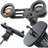 Alogy Dubbele MagSafe Autohouder voor 2 Telefoons - Ventilatierooster
