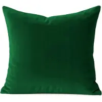 Fitizzio Decoratieve Velours Kussenhoes 40x40 cm - Flesgroen