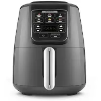 Karaca Air Pro Cook Koz Steel - XL Airfryer – 4L – 1550W – RVS 304 Binnenpan – Space Grey