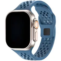 123Watches Sprint bandje - siliconen - blauw - 38 · 40 · 41 & 42 mm - Geschikt voor Apple Watch series 1/2/3/4/5/6/7/8/9/10/11/12/SE/SE2/SE3