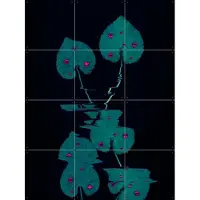 IXXI I Beleaf In Love, Amber Lauder - 60 x 80 cm - Grote wanddecoratie en posters - Geometrische Kunst, Minimalisme, Speels, Kleurrijk, Line art