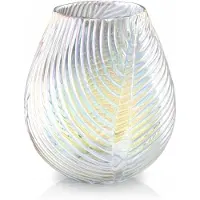 Mondex Serenité Glazen Vaas - Regenboog Kleur - 25 cm