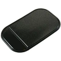 Mobigear Telefoonhouder Auto Dashboard | Sticky Anti-Slip Mat Universeel (max 13,5 cm x 7,5 cm) - Zwart