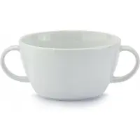 Lubiana Victoria Bouillonkom Wit 400 ml - Porselein met Oren