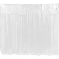 Happiq Witte Vitrage Gordijnen 118,11 Inch Lang – Decoratieve Gordijnen voor Woonkamer, Slaapkamer en Bruiloftdecoratie – Wit